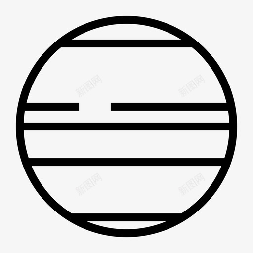 木星占星术天文学图标svg_新图网 https://ixintu.com 占星术 天文学 天气 木星 概述 空间 行星