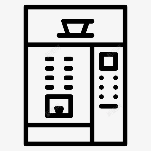咖啡机设备茶图标svg_新图网 https://ixintu.com 咖啡机 电器 自动售货机 设备