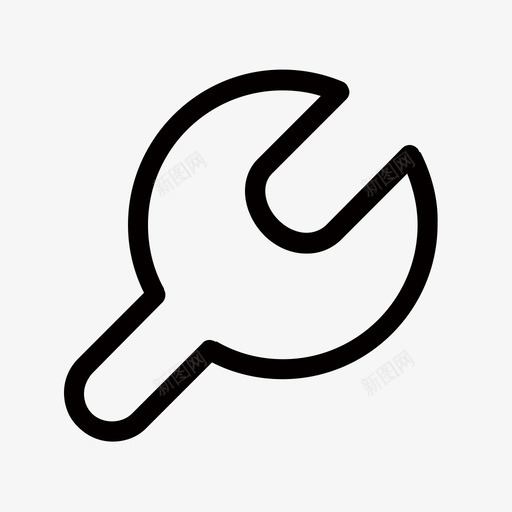 站外工具svg_新图网 https://ixintu.com 站外工具 线性 单色
