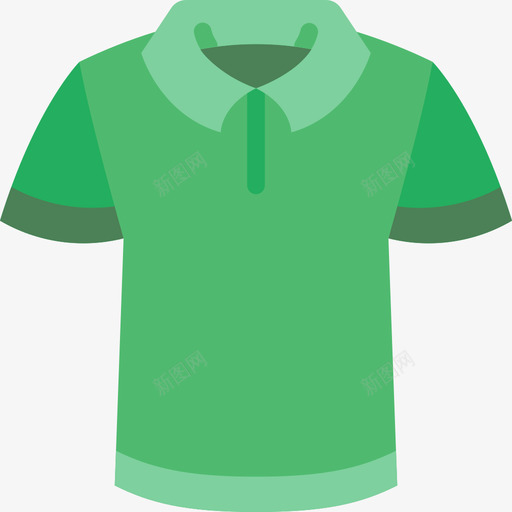 马球衫时尚与服装4扁平图标svg_新图网 https://ixintu.com 扁平 时尚 服装 球衫 马球衫