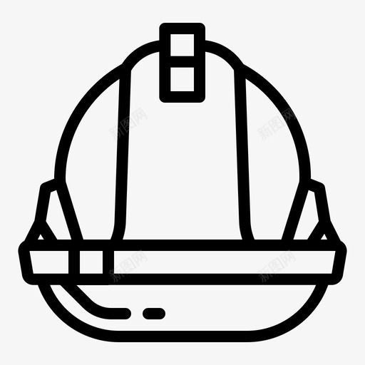 头盔建筑眼镜图标svg_新图网 https://ixintu.com 外线 头盔 安保 安全 安全帽 建筑 施工 眼镜