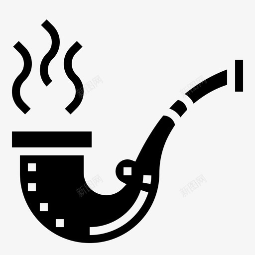 烟斗烟尼古丁帕特里克图标svg_新图网 https://ixintu.com stpatrickdayglyph 尼古丁 帕特 帕特里 烟斗 烟草 里克