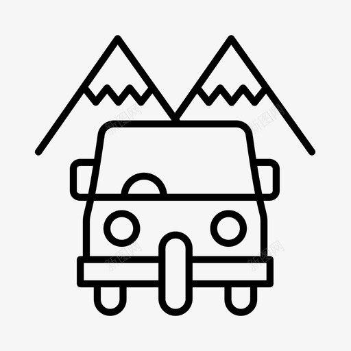 人力车自驾游观光图标svg_新图网 https://ixintu.com 人力车 土车 旅游 自驾游 观光
