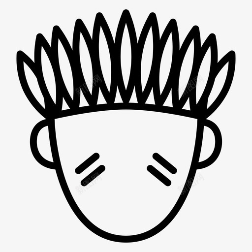 印第安人美国17岁直系图标svg_新图网 https://ixintu.com 17岁 印第安人 直系 美国