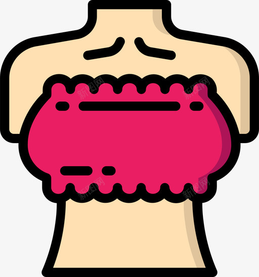 上衣时尚与服装1线性颜色图标svg_新图网 https://ixintu.com 上衣 时尚 服装 线性 颜色