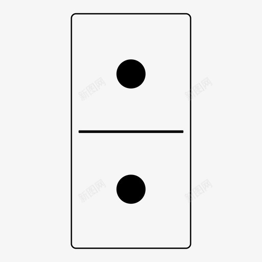 double1domino游戏set图标svg_新图网 https://ixintu.com domino dominos double set tile 游戏
