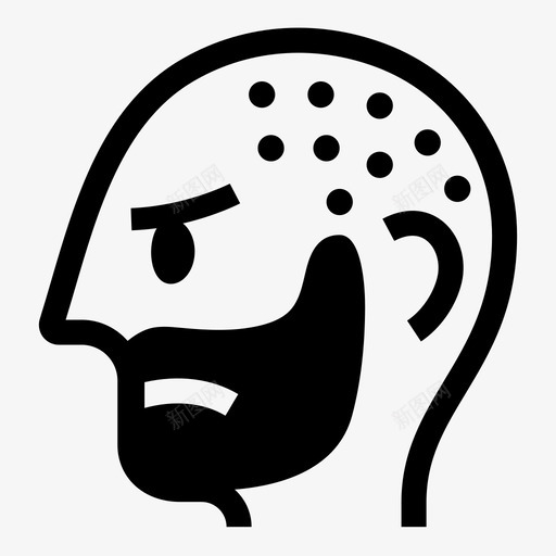 愤怒的人坏人恼怒的人图标svg_新图网 https://ixintu.com 囚犯 坏人 性格 恼怒 愤怒