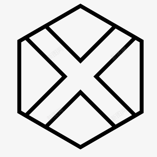牙买加国旗国家世界图标svg_新图网 https://ixintu.com 世界 六边形 国家 国旗 牙买加 轮廓