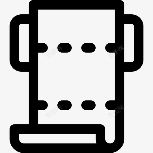 卫生纸清洁排便图标svg_新图网 https://ixintu.com 卫生纸 房屋 排便 整理 清洁