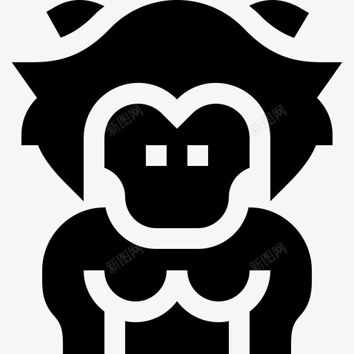 狼人奇幻人物16充满图标svg_新图网 https://ixintu.com 人物 充满 奇幻 狼人