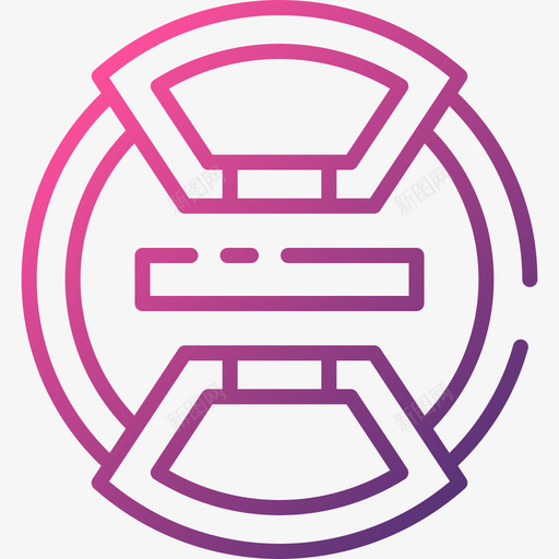 镜头盖摄影120渐变图标svg_新图网 https://ixintu.com 头盖 摄影 渐变 镜头