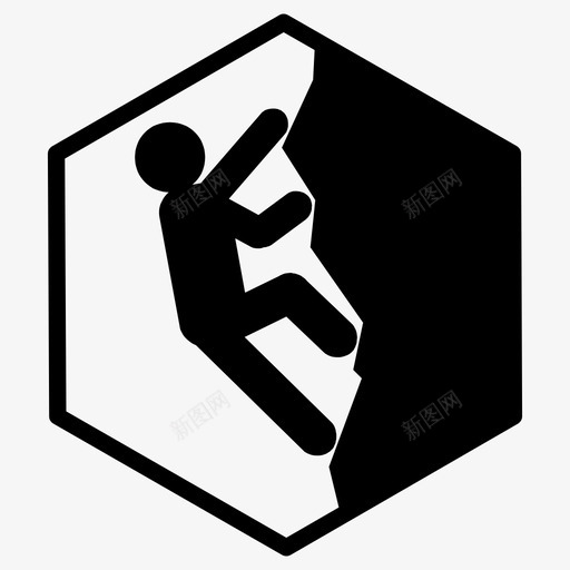 高级困难专家图标svg_新图网 https://ixintu.com 专家 困难 攀岩 熟练 高级