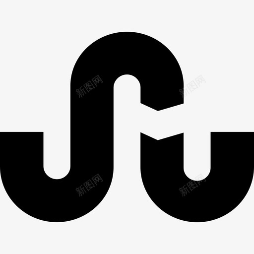 Stumbleupon社交标志2填充图标svg_新图网 https://ixintu.com Stumbleupon 填充 标志 社交