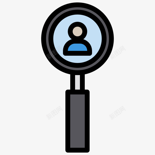 搜索简历30线条颜色图标svg_新图网 https://ixintu.com 搜索 简历 线条 颜色