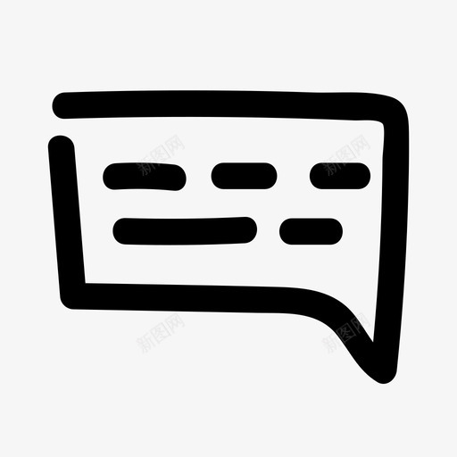 字幕打开翻译图标svg_新图网 https://ixintu.com 图标 字幕 打开 涂鸦 用户界面 翻译 视频
