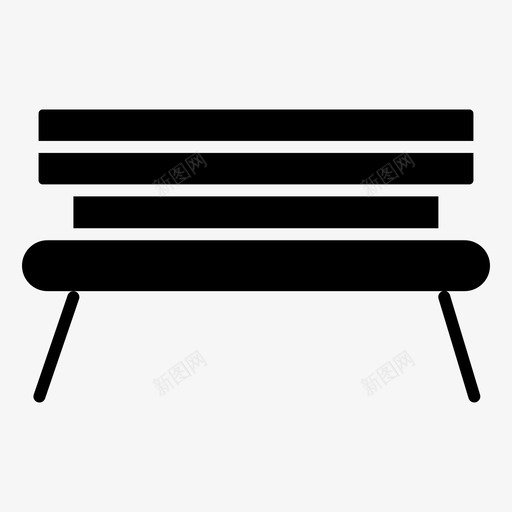 长凳家具装饰雕纹图标svg_新图网 https://ixintu.com 家具 装饰 长凳 雕纹
