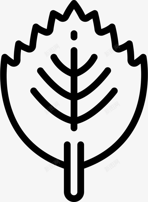 叶植株32线形图标svg_新图网 https://ixintu.com 植株 线形