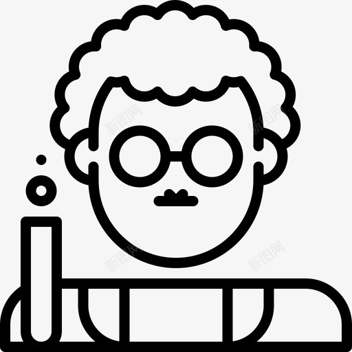 科学家乔布斯8直系图标svg_新图网 https://ixintu.com 乔布斯 布斯 直系 科学家