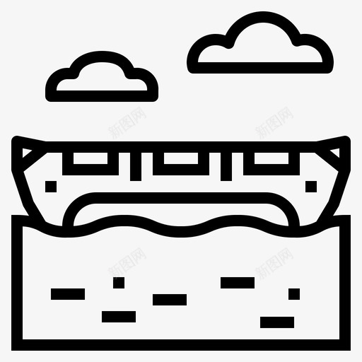 香蕉船活动夏季图标svg_新图网 https://ixintu.com 夏季 活动 芭堤 香蕉