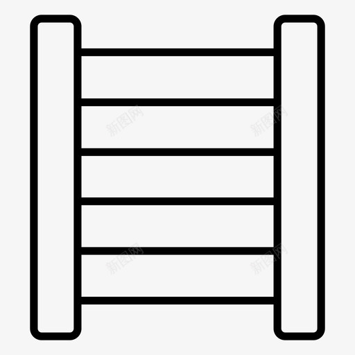 格架平架花园图标svg_新图网 https://ixintu.com 家庭 家庭设备 工厂 平架 格架 花园