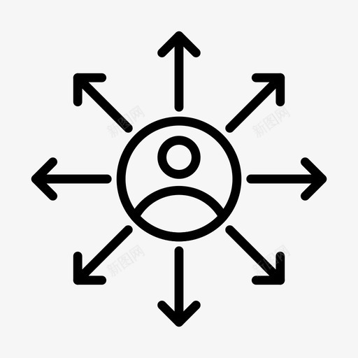 配置文件关联连接图标svg_新图网 https://ixintu.com 64像素 业务 关联 用户 网络 连接 配置文件