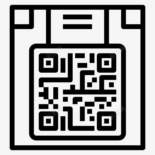 二维码仓库1线性图标svg_新图网 https://ixintu.com 二维 仓库 线性