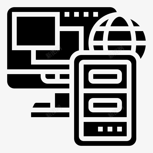 响应式编程72字形图标svg_新图网 https://ixintu.com 响应 字形 编程 设计