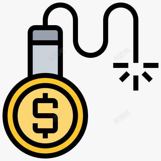 债务税收3线性颜色图标svg_新图网 https://ixintu.com 债务 税收 线性 颜色