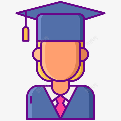 学生回到学校101线性颜色图标svg_新图网 https://ixintu.com 回到 学校 学生 线性 颜色