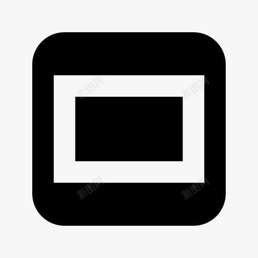 宽屏全屏幕信箱图标svg_新图网 https://ixintu.com ui-ux 信箱 全屏幕 圆形 实心 宽屏