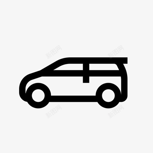 掀背车汽车车辆图标svg_新图网 https://ixintu.com 掀背车 汽车 车辆