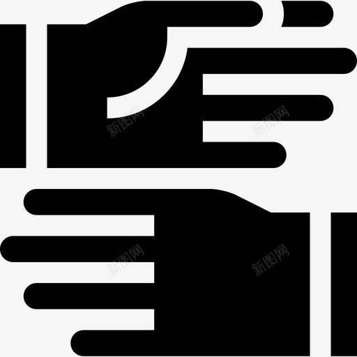 握手业务399已满图标svg_新图网 https://ixintu.com 业务 已满 握手