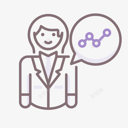 顾问营销机构线性颜色图标svg_新图网 https://ixintu.com 机构 线性 营销 顾问 颜色
