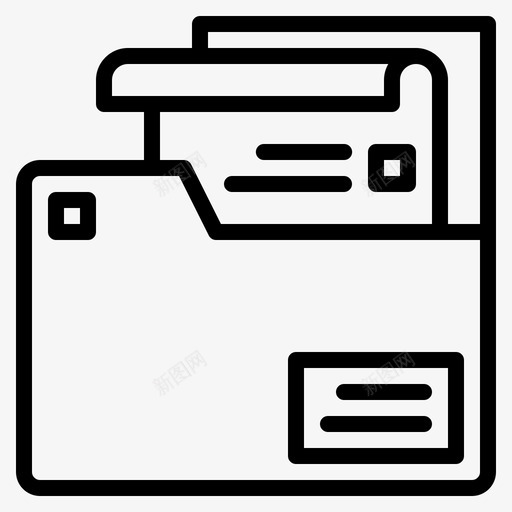 文件夹办公室228大纲图标svg_新图网 https://ixintu.com 办公室 大纲 文件夹