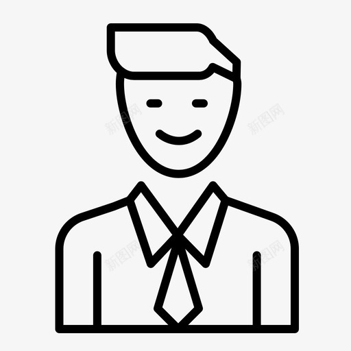 商业行政工作图标svg_新图网 https://ixintu.com 商业 大纲 工作 常规 找工作 男人 行政 选择