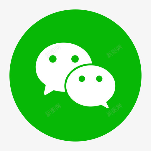 微信(填充)svg_新图网 https://ixintu.com 微信(填充)