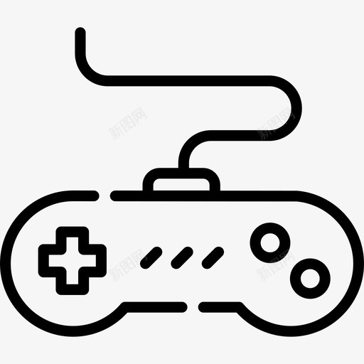 Gamepad游戏105线性图标svg_新图网 https://ixintu.com Gamepad 游戏 线性