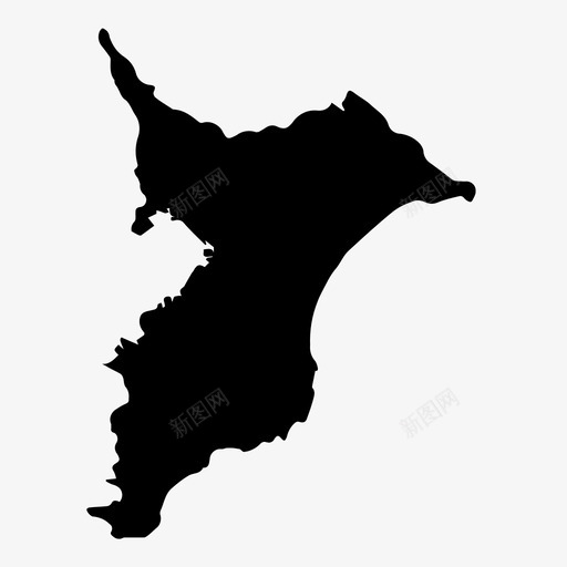 日本千叶县图标svg_新图网 https://ixintu.com 千叶 叶县 日本