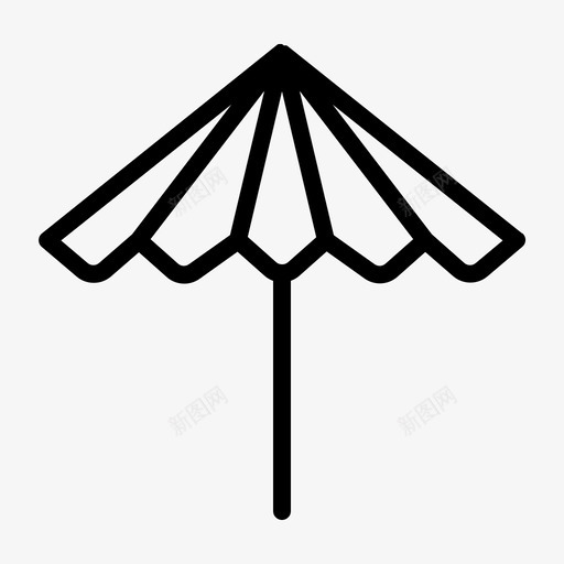 雨伞保险开放式图标svg_新图网 https://ixintu.com 保险 开放式 秋季 雨伞 雨天