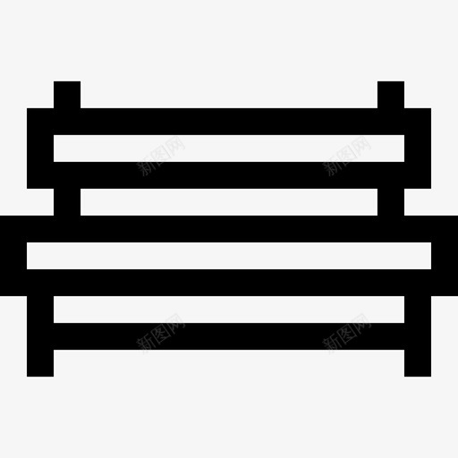 长凳村里28号直线型图标svg_新图网 https://ixintu.com 28号 村里 直线 线型 长凳