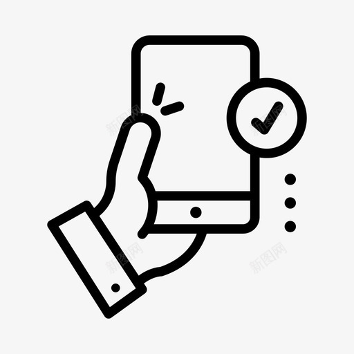 智能手机社交媒体148线性图标svg_新图网 https://ixintu.com 媒体 手机 智能 社交 线性