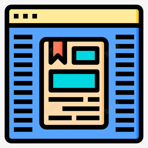 博客文件56线颜色图标svg_新图网 https://ixintu.com 博客 文件 颜色