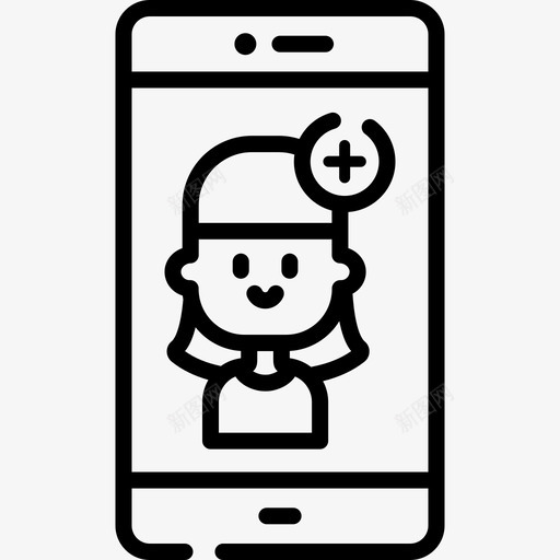 添加android应用程序14线性图标svg_新图网 https://ixintu.com android 应用程序 添加 线性