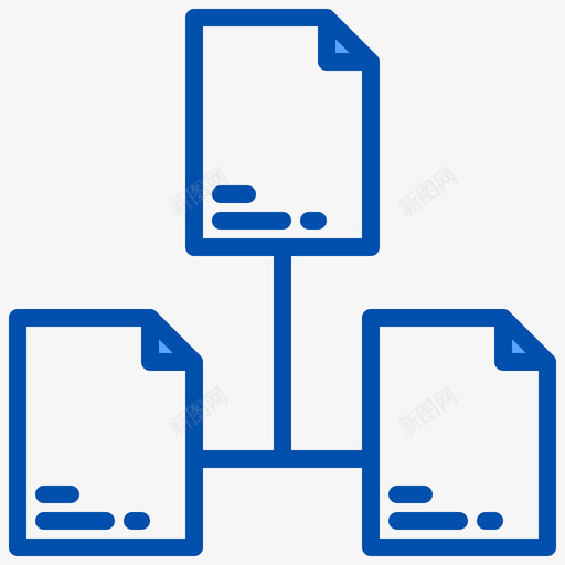 文件ux3蓝色图标svg_新图网 https://ixintu.com ux 文件 蓝色