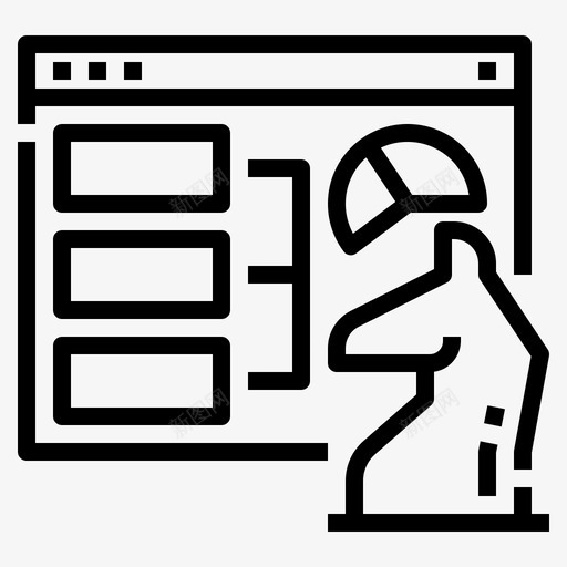 网站搜索引擎优化营销17线性图标svg_新图网 https://ixintu.com 优化 搜索引擎 线性 网站 营销