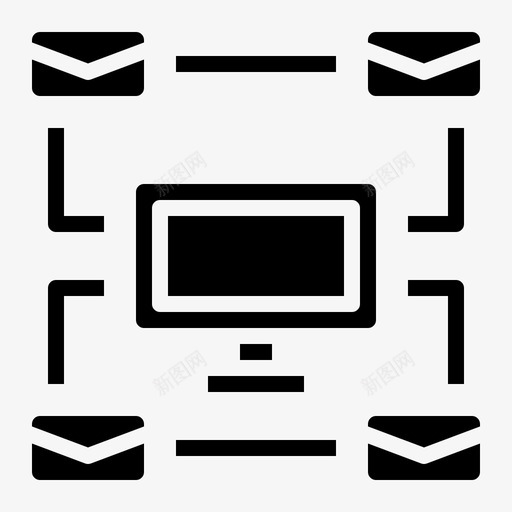 网络邮件69填充图标svg_新图网 https://ixintu.com 填充 网络 邮件