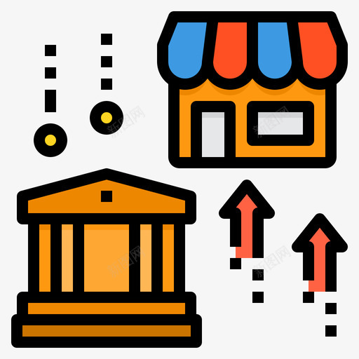 传输fintech30线性颜色图标svg_新图网 https://ixintu.com fintech 传输 线性 颜色