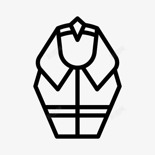 CanopicJar埃及61直纹图标svg_新图网 https://ixintu.com Canopic Jar 埃及 直纹