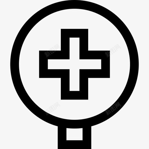 医院信号和禁令9线性图标svg_新图网 https://ixintu.com 信号 医院 禁令 线性