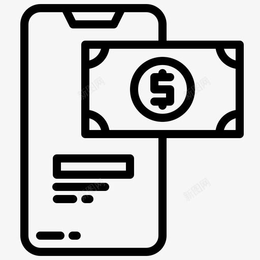支付网上购物70线性图标svg_新图网 https://ixintu.com 支付 线性 网上购物